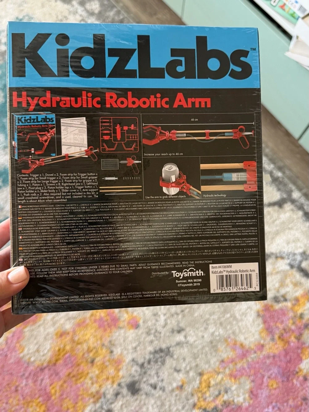 Hydraulic Robotic Arm Toy - Red